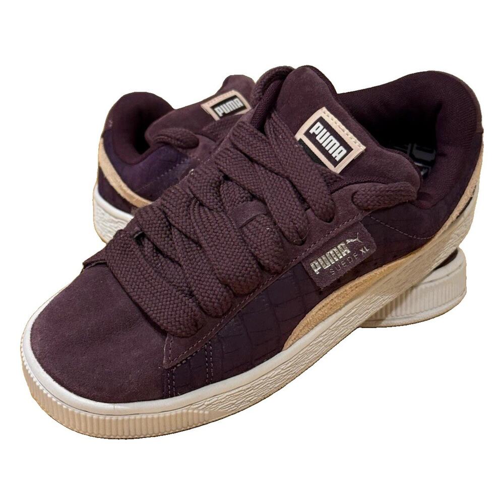 PUMA Suede XL Elevated Women’s 7.5 Midnight Plum Purple 399672-01 Sneakers